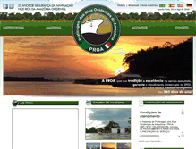 Tablet Screenshot of proamanaus.com.br